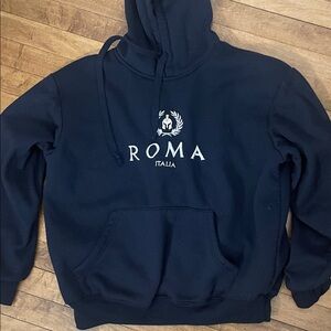 Roma Italia Navy Hoodie